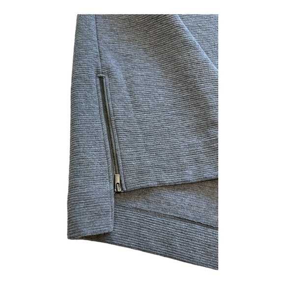 Banana Republic Gray Sleeveless Cowl Turtleneck Ribbed Knit Dress - Size Medium - Picture 6 of 13